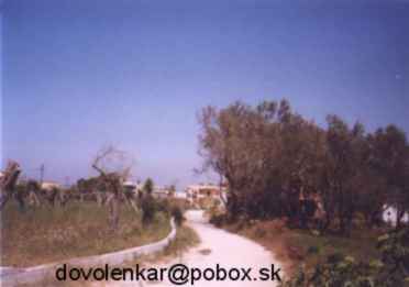 Cesta na pláž od Fondany