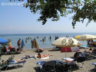 Pláž v Moraitike pred Golden beach