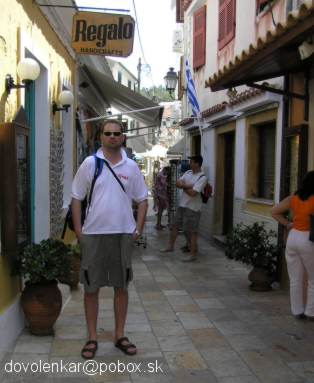 Ulička v mestečku Gaios